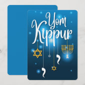 Yom Kippur Feestdagenkaart (Voorkant / Achterkant)