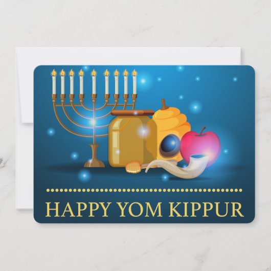 Yom Kippur Feestdagenkaart (Voorkant)