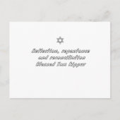 Yom Kippur Feestdagenkaart (Voorkant)