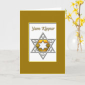 Yom Kippur Gold Kaart (Gele Bloem)