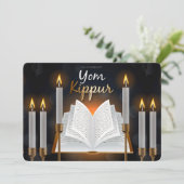 Yom Kippur Holiday Card Feestdagenkaart (Staand voorkant)