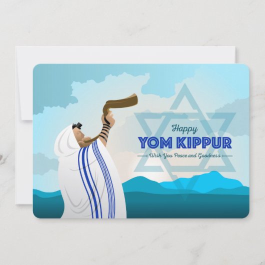 Yom Kippur Holiday Card Feestdagenkaart (Voorkant)