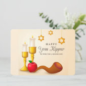 Yom Kippur Holiday Card Feestdagenkaart (Staand voorkant)