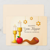 Yom Kippur Holiday Card Feestdagenkaart (Voorkant / Achterkant)