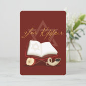 Yom Kippur Holiday Card Feestdagenkaart (Staand voorkant)