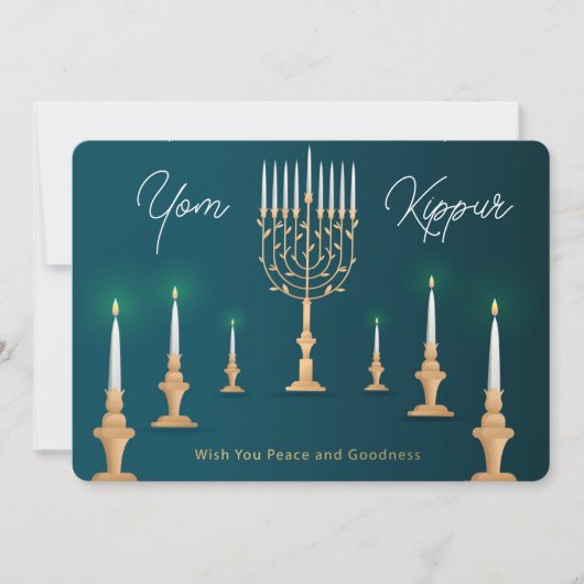 Yom Kippur Holiday Card Feestdagenkaart (Voorkant)