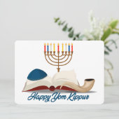 Yom Kippur Holiday Card Feestdagenkaart (Staand voorkant)