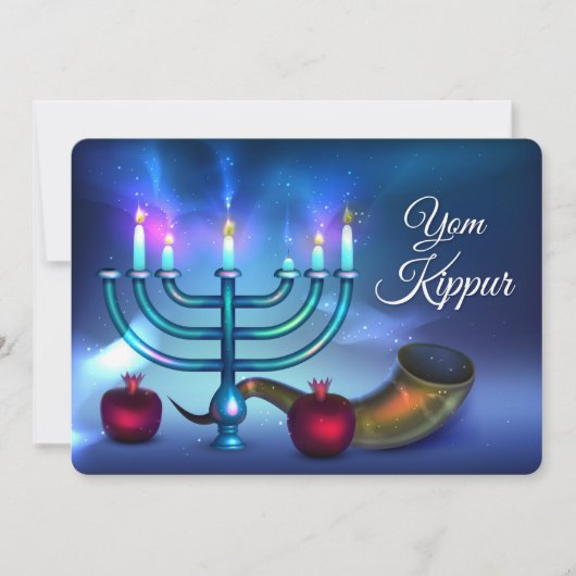 Yom Kippur Holiday Card Feestdagenkaart (Voorkant)