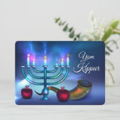 Yom Kippur Holiday Card Feestdagenkaart (Staand voorkant)