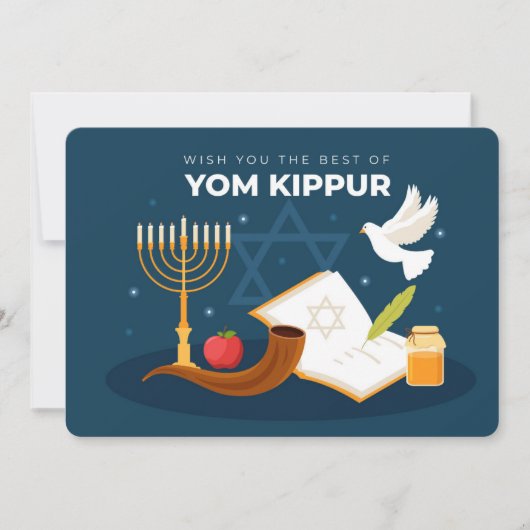 Yom Kippur Holiday Card Feestdagenkaart (Voorkant)