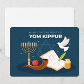 Yom Kippur Holiday Card Feestdagenkaart (Voorkant / Achterkant)