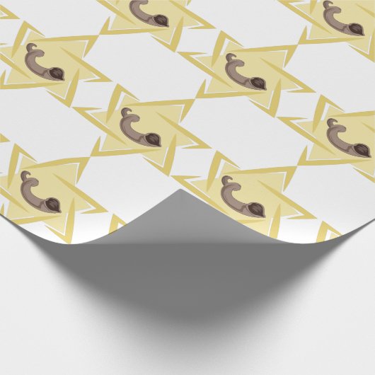 Yom Kippur Horn Cadeaupapier (Hoek)