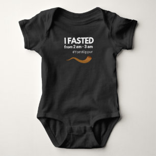 Yom Kippur Jewish Baby I Fasted Romper