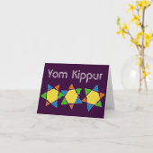 Yom Kippur Kaart (Gele Bloem)
