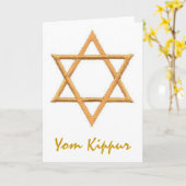 Yom Kippur Kaart (Gele Bloem)