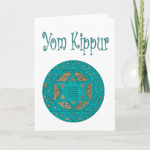 Yom Kippur-kaart Kaart