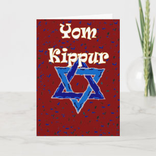 Yom Kippur-kaart Kaart