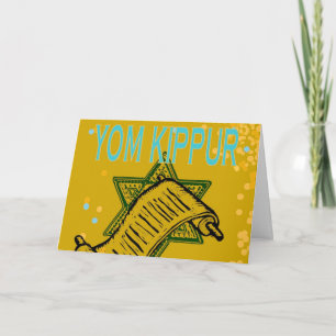 Yom Kippur-kaart Kaart