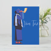 Yom Kippur Kaart- Yom Tov - Joodse feestdag Feestdagenkaart (Staand voorkant)