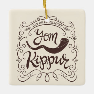 Yom Kippur keramische versiering Keramisch Ornament