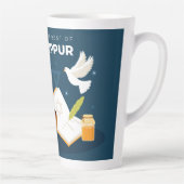 Yom Kippur-koffiemok Latte Mok (Rechts)