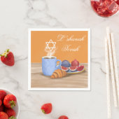 Yom Kippur L’shanah Tovah, koffie, granaatappels Servet (Insitu)