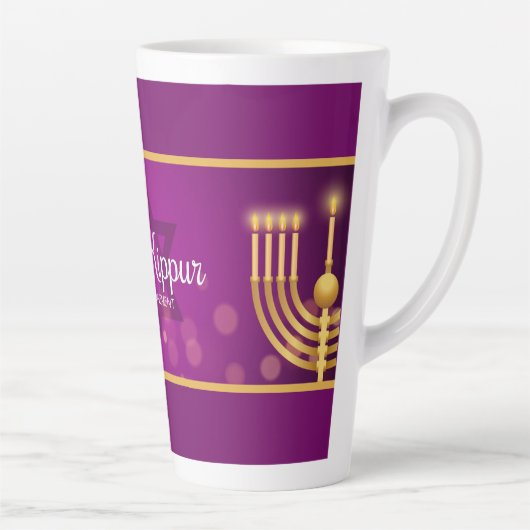 Yom Kippur Latte Mok (Rechts)