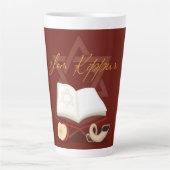 Yom Kippur Latte Mok (Voorkant)