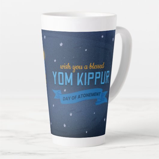 Yom Kippur Latte Mok (Rechterhoek)