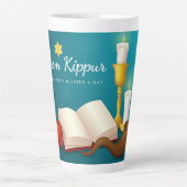 Yom Kippur Latte Mok (Voorkant)