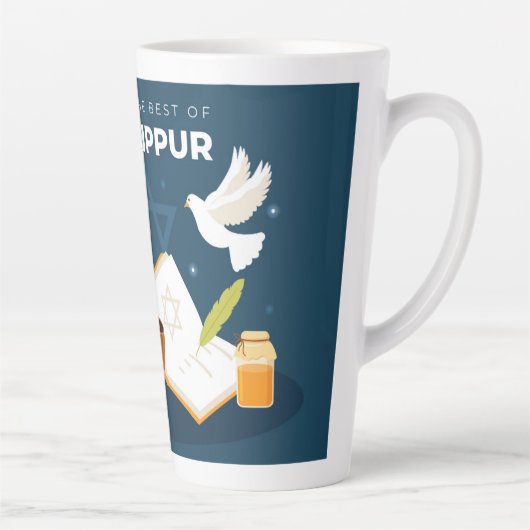 Yom Kippur Latte Mok (Rechts)