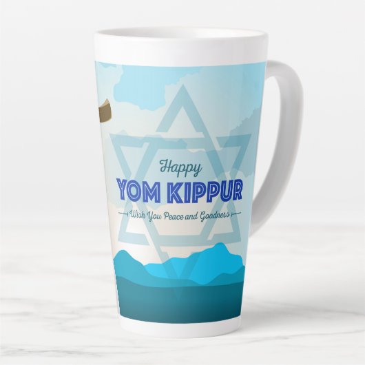 Yom Kippur Latte Mok (Rechterhoek)