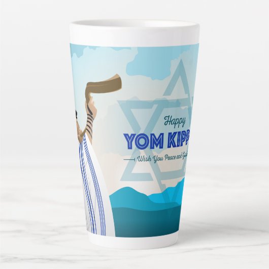 Yom Kippur Latte Mok (Voorkant)