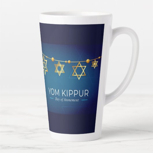 Yom Kippur Latte Mok (Rechts)