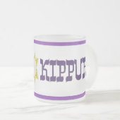 Yom Kippur & Star - Matglas Koffiemok (Voorkant rechts)