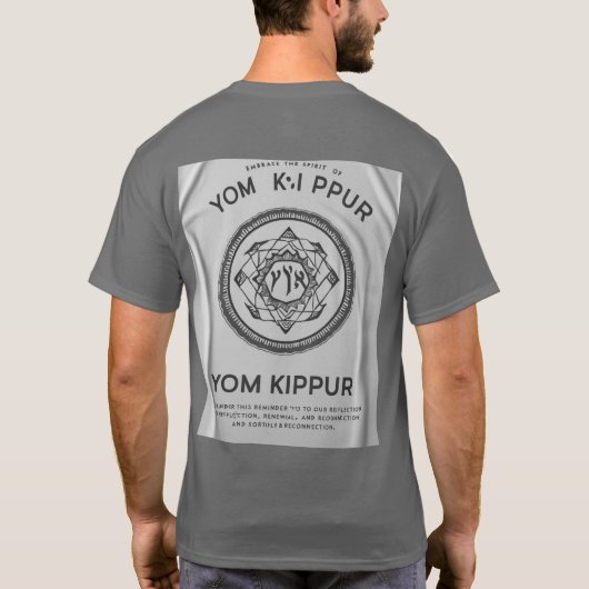 Yom kippur t-shirt (Achterkant)