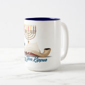 Yom Kippur Tweekleurige Koffiemok (Voorkant rechts)
