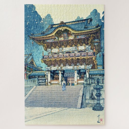 Yomeimon Gate, Hiroshi Yoshida, Woodcut Legpuzzel (Verticaal)