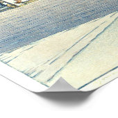 Yomeimon Gate, Hiroshi Yoshida, Woodcut Poster (Hoek)