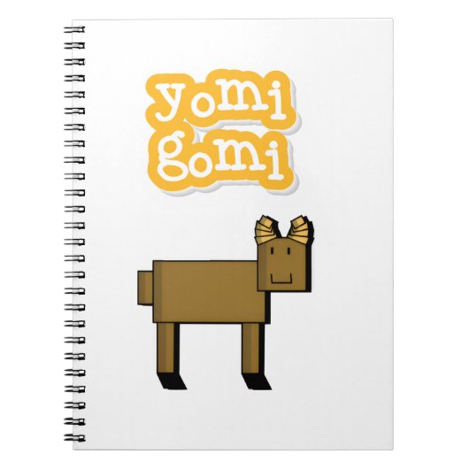 yomigomi + Mr. Goat Notitieboek (Voorkant)