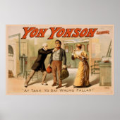 "Yon Yonson"  theater Poster (Voorkant)