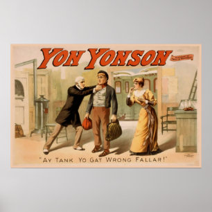 "Yon Yonson"  theater Poster