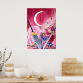 Yona Yona van de ochtend Poster (Keuken)