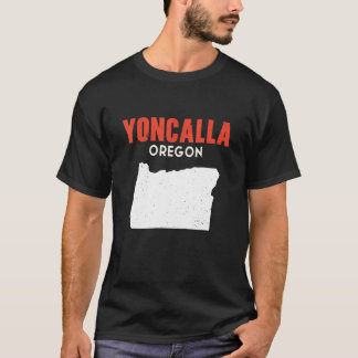 Yoncalla Oregon USA State America Travel Oregonian T-shirt