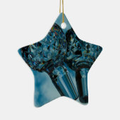 Yonderd voor de Crystal Blue Skies Keramisch Ornament (Rechts)