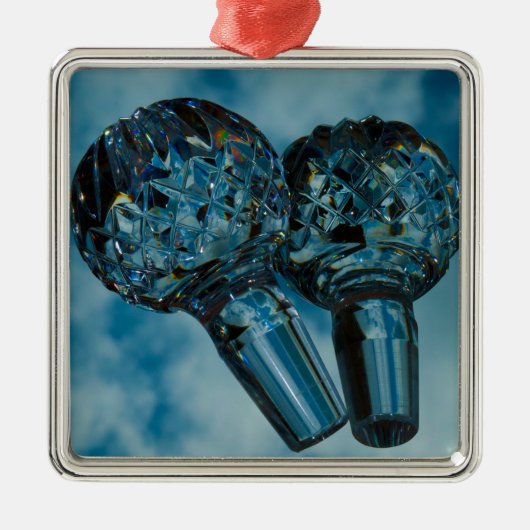 Yonderd voor de Crystal Blue Skies Metalen Ornament (Voorkant)