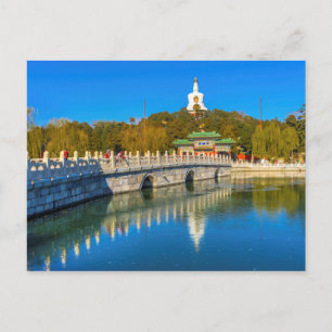 Yongan Bridge White Stupa Briefkaart