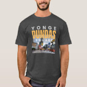 Yonge-Dundas Square Toronto Iconische bezienswaard T-shirt (Voorkant)