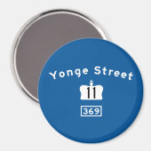 Yonge St 11 Magneet (Voorkant / Achterkant)