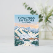 Yongpyong Ski Resort Zuid-Korea Briefkaart (Staand voorkant)